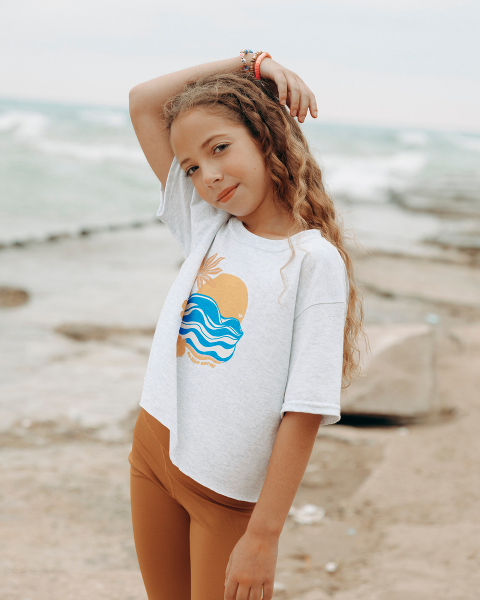 NadiaGirl + Sunshine Canteen Sunshine & Waves Cropped Tee