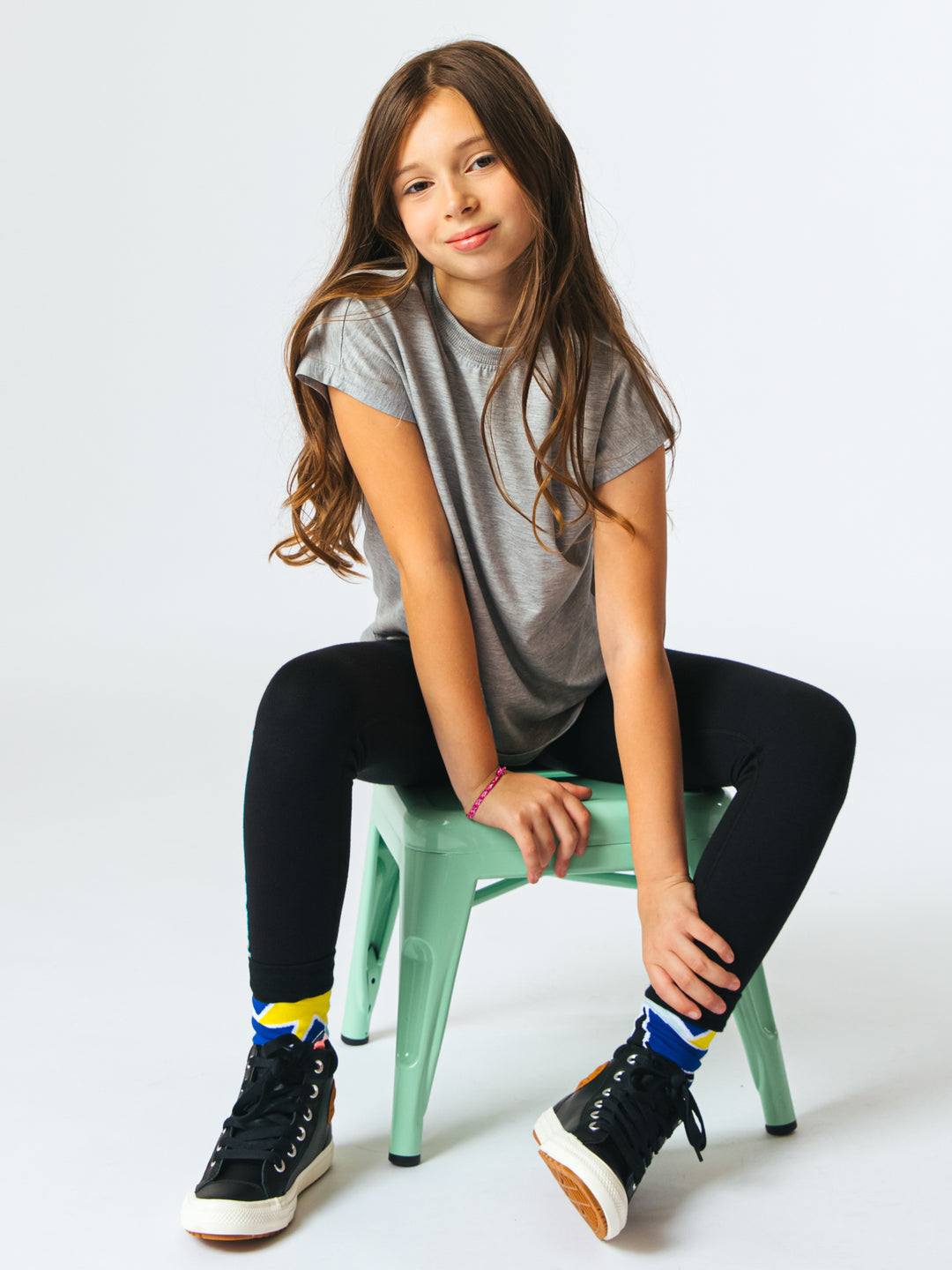 The girls leggings top